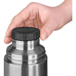 Emsa Senator Isolierflasche 1 Liter, Thermosflasche edelstahl