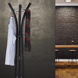 Produktbild für Garderobenständer Relaxdays 1002431046, schwarz