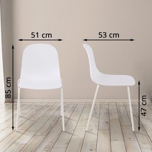 Produktbild für Gartenstuhl CLP Hardin, 324263, Kunststoff