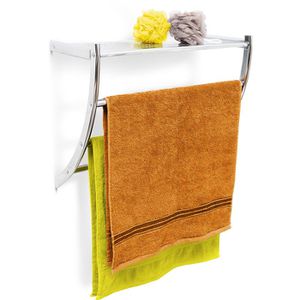 Produktbild für Handtuchhalter Relaxdays 10020133, silber