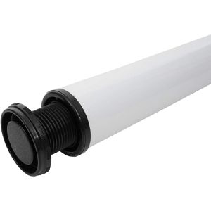 Produktbild für Tischbein Mendler HWC-H34, weiß aus Metall