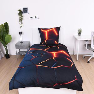 Produktbild für Bettwäsche Herding Lava 3D Effekt, 4459268050, Renforcé