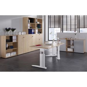 Produktbild für Schreibtisch Hammerbacher U-Serie, eiche / weiß