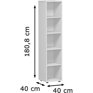 Produktbild für Aktenregal Geramöbel Flex, S-345001-L, Holz