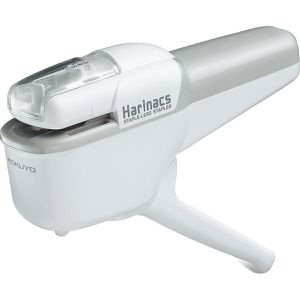 Produktbild für Heftzange Kokuyo Harinacs Medium Plus, aus Kunststoff, weiß