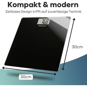 Produktbild für Personenwaage Proficare PC-PW 3122, schwarz