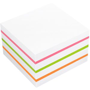 Produktbild für Haftnotizen Info Sticky Notes Cubes, 5654-68, neon