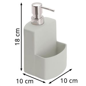 Produktbild für Spülmittelspender Wenko Festival 3620116100, grau