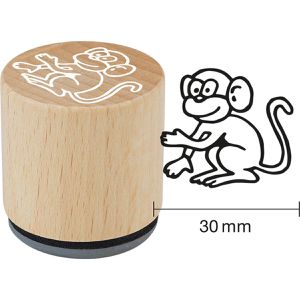 Produktbild für Motivstempel Colop Woodies Holzstempel Set, Ø 3 cm