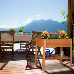 Produktbild für Hochbeet Relaxdays 10026319, aus Tannenholz