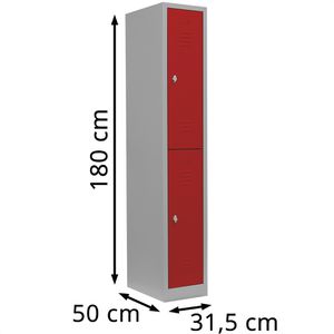 Produktbild für Spind Lüllmann 520214, rot