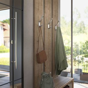 Produktbild für Garderobenhaken SO-TECH Peti, 117387, edelstahloptik matt
