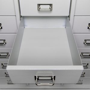 Produktbild für Werkzeugschrank ADB 42662, aus Metall, grau / lichtblau