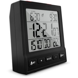 Produktbild für Wecker Mebus 25581 schwarz, digital