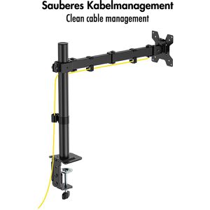 Produktbild für Monitorhalterung LogiLink BP0216, VESA 75x75 &amp; 100x100 mm