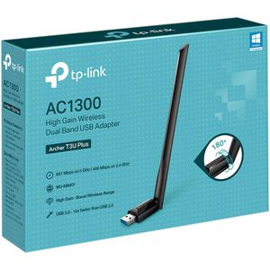 Produktbild für WLAN-Adapter TP-Link AC1300, Archer T3U Plus, USB 3.0