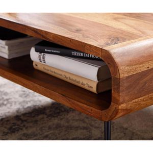Produktbild für Couchtisch Wohnling WL6.534, aus Massivholz, sheesham
