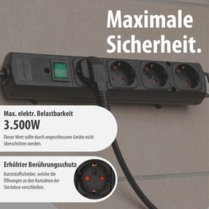 Produktbild für Steckdosenleiste Brennenstuhl Comfort-Line Plus 2m