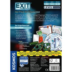 Produktbild für Kartenspiel Kosmos EXIT - Der Flug ins Ungewisse