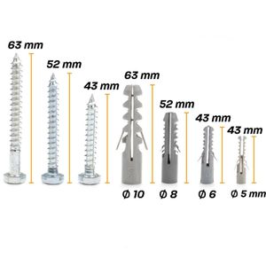 Produktbild für Schrauben-Dübel-Set Hinrichs 3526
