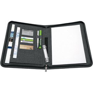 Produktbild für Schreibmappe Wedo College, grau, Polyester