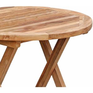 Produktbild für Beistelltisch Garden-Pleasure MITAN, braun, aus Massivholz