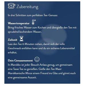 Produktbild für Tee Meßmer Masir Marokkanischer Minze-Honig