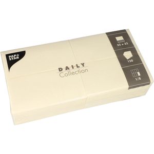 Servietten Papstar Daily Collection, champagner