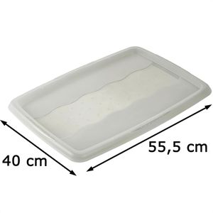 Produktbild für Deckel-Aufbewahrungsbox Keeeper Emilia, transparent