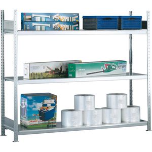 Produktbild für Weitspannregal Schulte 15526, 3 Metallböden