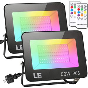 Produktbild für LED-Außenstrahler Lepro RGB, IP65 wasserdicht