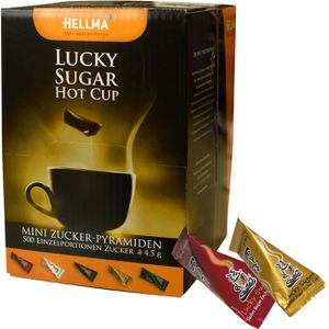 Zuckersticks Hellma Lucky Sugar Hot Cup