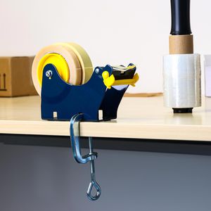 Produktbild für Klebebandabroller Hade SK-ZW 50 PRO, blau/gelb