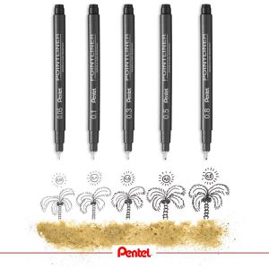Produktbild für Fineliner Pentel Pointliner, S20P-1A
