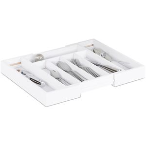 Besteckkasten Relaxdays 10023240 aus Bambus