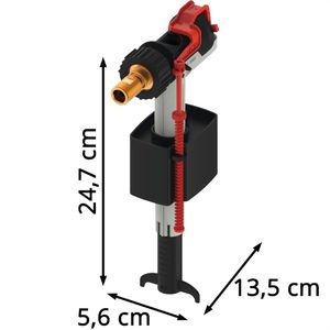 Produktbild für Füllventil TECE F10 Universal, Anschluss seitlich &amp; unten