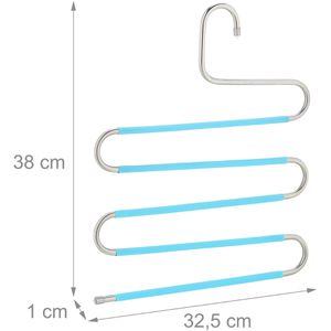 Produktbild für Hosenbügel Relaxdays 100467800, aus Edelstahl