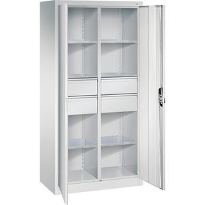 Produktbild für Werkzeugschrank CP-Möbel 8921-3042, aus Metall, lichtgrau