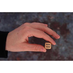 Produktbild für Würfel Philos 7000, Holzwürfel, braun