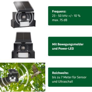 Produktbild für Tiervertreiber Gardigo Vogelabwehr, Akku