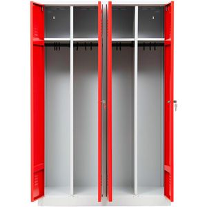 Produktbild für Spind G-Office WRC/4.18117.V2, Doppelspind, rot