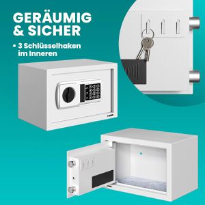 Produktbild für Tresor Deuba 100126, hellgrau