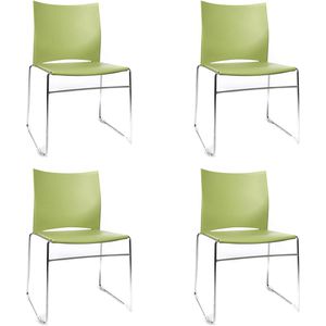 Produktbild für Besucherstuhl Topstar W-Chair, CH490 5, stapelbar