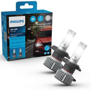 Produktbild für Auto-Lampe Philips Ultinon Pro6000 Standard, 5800 Kelvin, H4