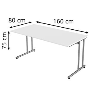 Produktbild für Schreibtisch Kerkmann start up 4340