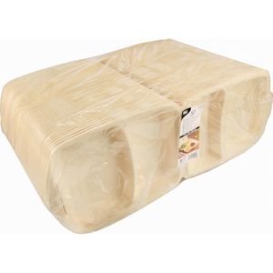 Produktbild für Menüboxen Papstar 12044, beige, aus Polystyrol XPS