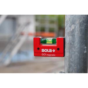 Produktbild für Wasserwaage SOLA 01621201, GO! magnetic CLIP