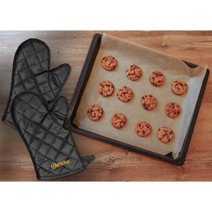 Produktbild für Ofenhandschuh Bartscher Topfhandschuhe 300, schwarz