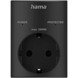 Produktbild für Steckdosenadapter Hama 00223322, schwarz