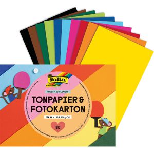 Produktbild für Fotokarton Folia 6605 Basic mit Tonpapier, A6